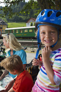 Radfahren mit der Familie in Murau