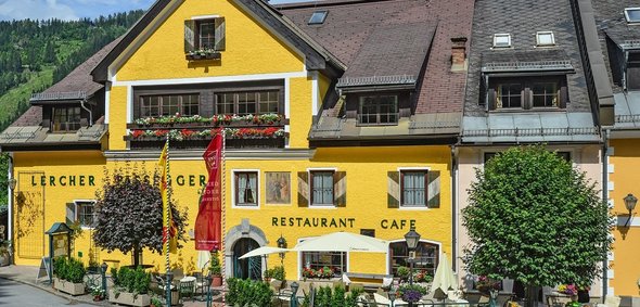 Der Murauer Gasthof Hotel Lercher im Sommer