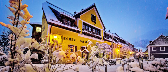 Der Murauer Gasthof Hotel Lercher im Winter